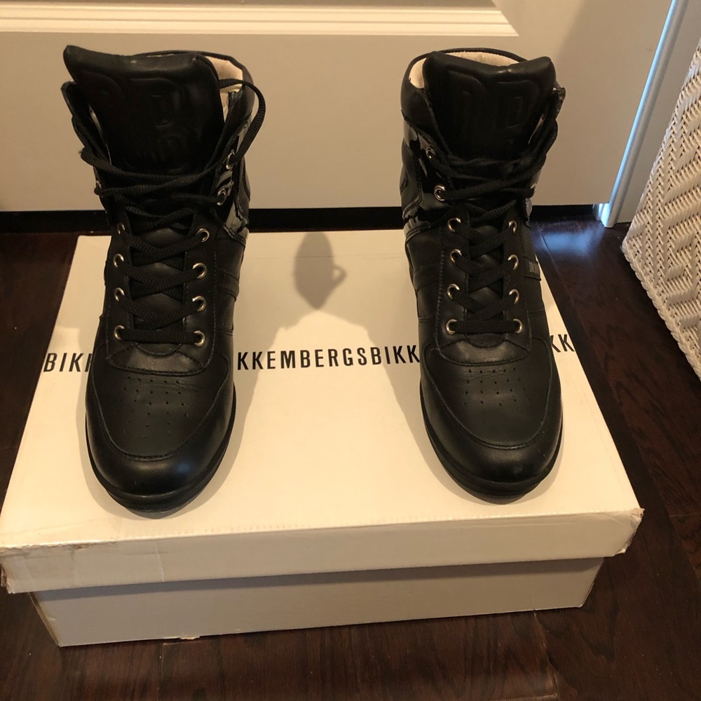 Bickemberg Women’s heeled sneakers black 38
